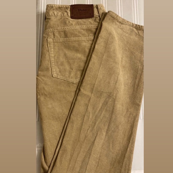 ralph lauren beige/tan corduroy baggy pants - Picture 1 of 2